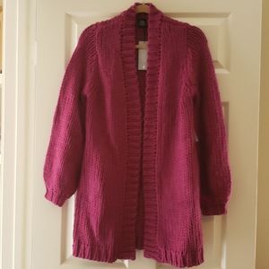 NWT Chunky Oversize Open Cardigan